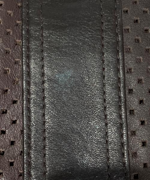 BALLY（バリー）BALLY (バリー) レザーボストン2WAYバッグ ブラウンの古着・服飾アイテム