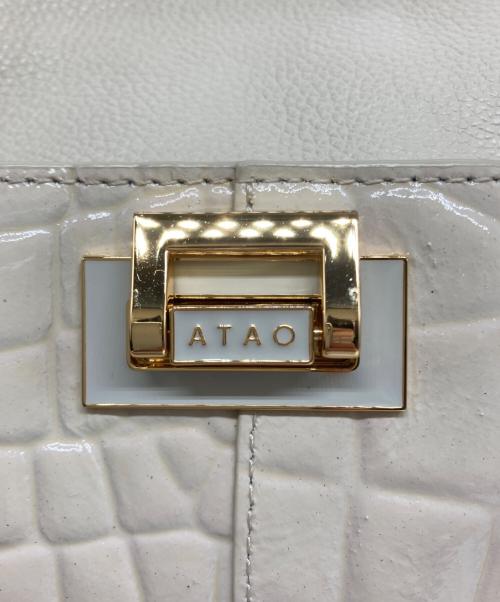 ATAO（アタオ）ATAO (アタオ) ウィークエンド 2WAYバッグ ホワイトの古着・服飾アイテム