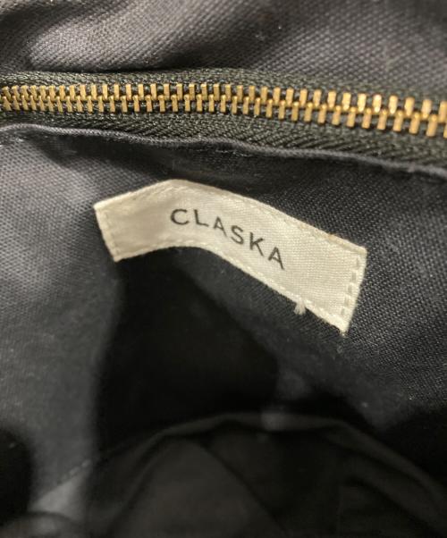 CLASKA（クラスカ）CLASKA (クラスカ) レザーハンドバッグ ブラックの古着・服飾アイテム