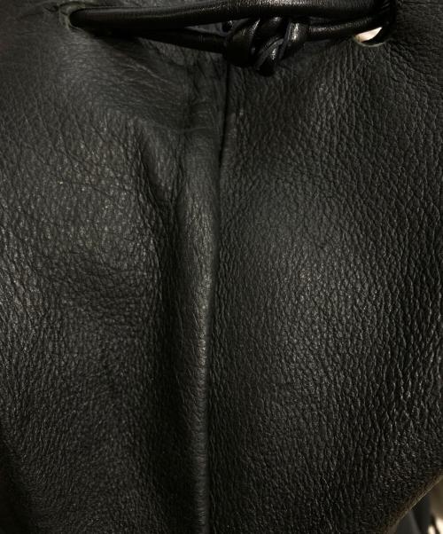 CLASKA（クラスカ）CLASKA (クラスカ) レザーハンドバッグ ブラックの古着・服飾アイテム