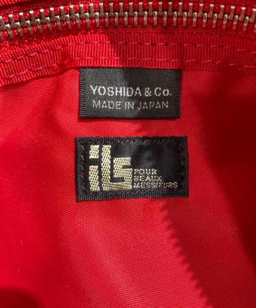 PORTER（ポーター）PORTER (ポーター) ILS (イル) 2WAYドラムバッグ ブラック×レッドの古着・服飾アイテム
