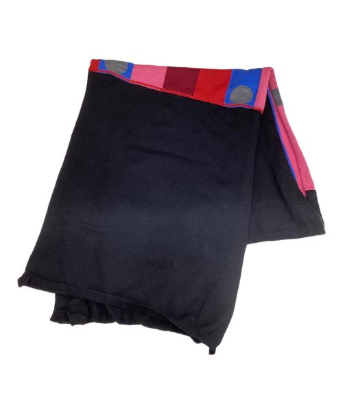 COMME des GARCONS SHIRT（コムデギャルソンシャツ）COMME des GARCONS SHIRT (コムデギャルソンシャツ) ドット柄マフラー ブラックの古着・服飾アイテム