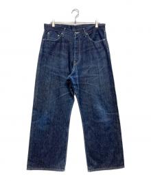 Graphpaper（グラフペーパー）の古着「Selvage Denim Five Pocket Wide Straight Pants」｜インディゴ