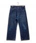 Graphpaper（グラフペーパー）の古着「Selvage Denim Five Pocket Wide Straight Pants」｜インディゴ