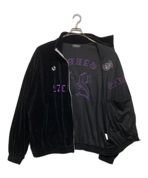27CIRCUS（27サーカス）27CIRCUS (27サーカス) ベロアジャケット ブラック サイズ:Lの古着・服飾アイテム