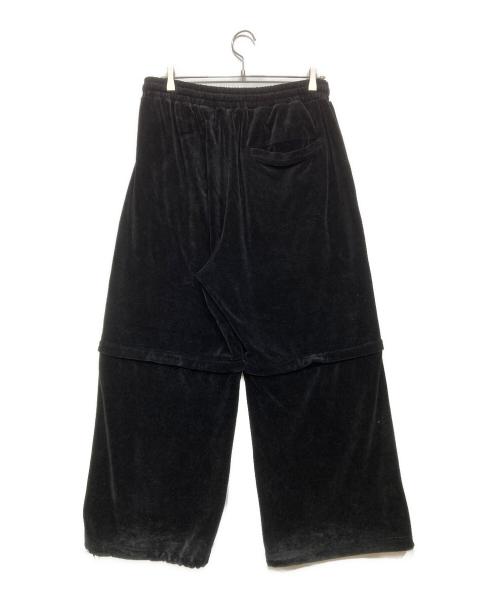27CIRCUS（27サーカス）27CIRCUS (27サーカス) ベロアパンツ ブラック サイズ:Lの古着・服飾アイテム