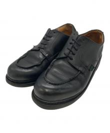 PARABOOT（パラブーツ）の古着「CHAMBORD Uチップ シューズ」｜ブラック