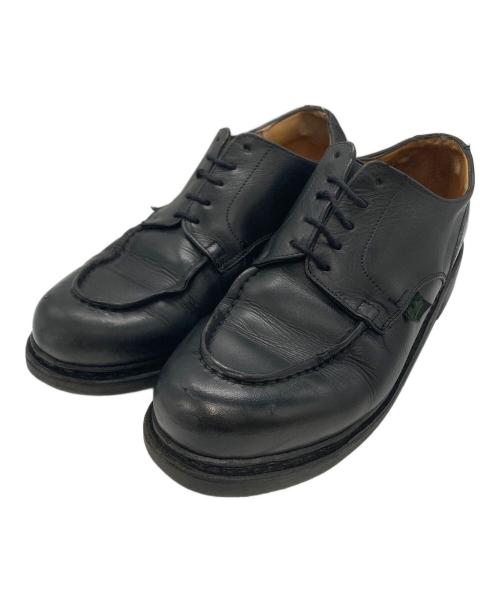 PARABOOT（パラブーツ）PARABOOT (パラブーツ) CHAMBORD Uチップ シューズ ブラック サイズ:6.5の古着・服飾アイテム