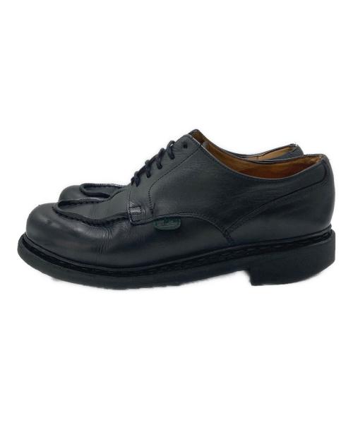 PARABOOT（パラブーツ）PARABOOT (パラブーツ) CHAMBORD Uチップ シューズ ブラック サイズ:6.5の古着・服飾アイテム
