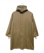 AURALEEオーラリー）の古着「LIGHT MELTON LONG HOODED COAT」｜ブラウン