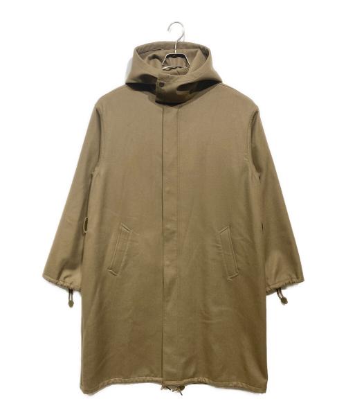 AURALEE（オーラリー）AURALEE (オーラリー) LIGHT MELTON LONG HOODED COAT ブラウン サイズ:3の古着・服飾アイテム