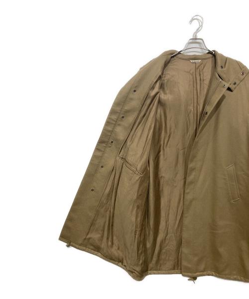 AURALEE（オーラリー）AURALEE (オーラリー) LIGHT MELTON LONG HOODED COAT ブラウン サイズ:3の古着・服飾アイテム