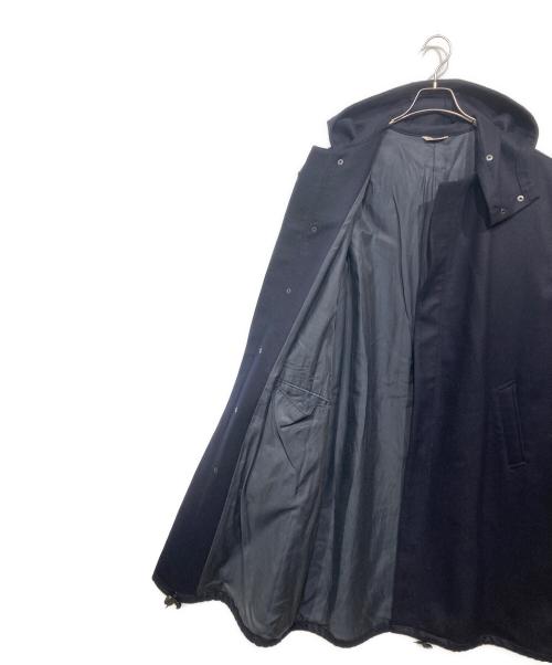 AURALEE（オーラリー）AURALEE (オーラリー) LIGHT MELTON LONG HOODED COAT ネイビー サイズ:3の古着・服飾アイテム