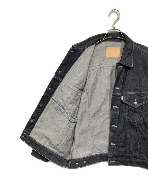Graphpaper（グラフペーパー）Graphpaper (グラフペーパー) Colorfast Denim Trucker Jacket ブラック サイズ:1の古着・服飾アイテム