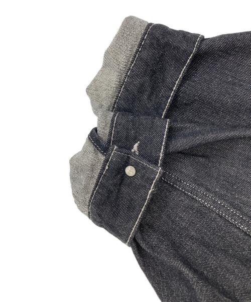 Graphpaper（グラフペーパー）Graphpaper (グラフペーパー) Colorfast Denim Trucker Jacket ブラック サイズ:1の古着・服飾アイテム