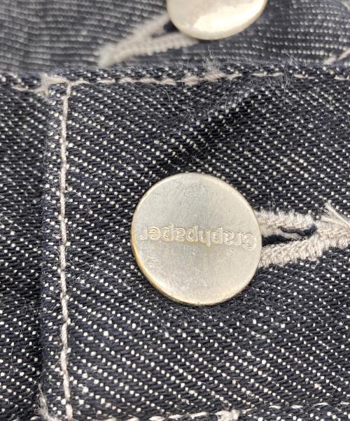 Graphpaper（グラフペーパー）Graphpaper (グラフペーパー) Colorfast Denim Trucker Jacket ブラック サイズ:1の古着・服飾アイテム
