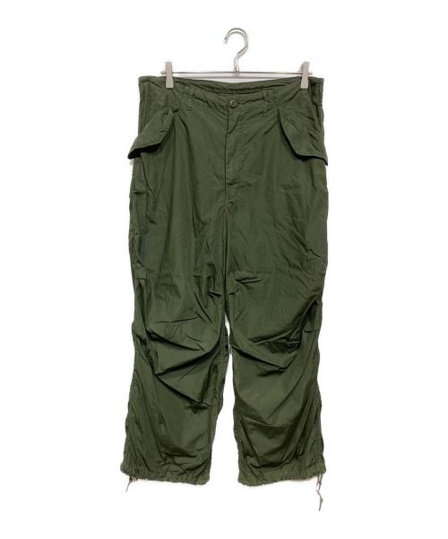 Graphpaper（グラフペーパー）Graphpaper (グラフペーパー) Garment Dyed Poplin Military Pants グリーン サイズ:1の古着・服飾アイテム