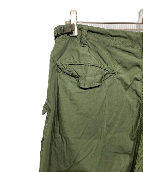 Graphpaper（グラフペーパー）Graphpaper (グラフペーパー) Garment Dyed Poplin Military Pants グリーン サイズ:1の古着・服飾アイテム