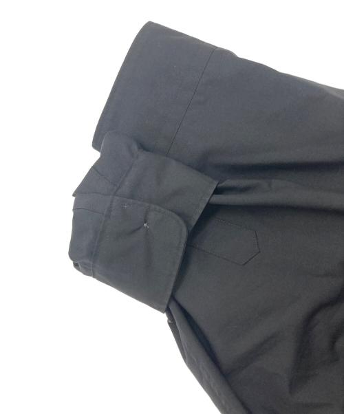 Graphpaper（グラフペーパー）Graphpaper (グラフペーパー) Fine Wool Tropical L/S Oversized Band Collar Shirt ブラック サイズ:Freeの古着・服飾アイテム