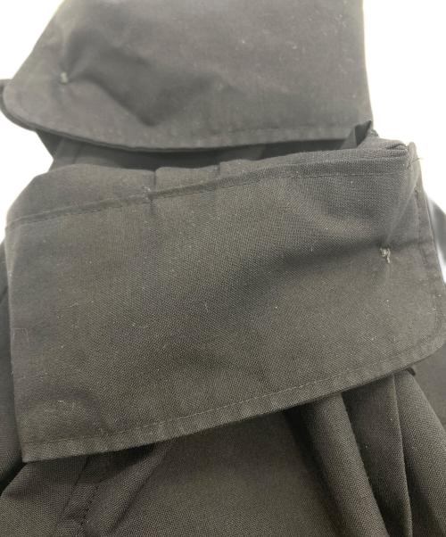 Graphpaper（グラフペーパー）Graphpaper (グラフペーパー) Fine Wool Tropical L/S Oversized Band Collar Shirt ブラック サイズ:Freeの古着・服飾アイテム