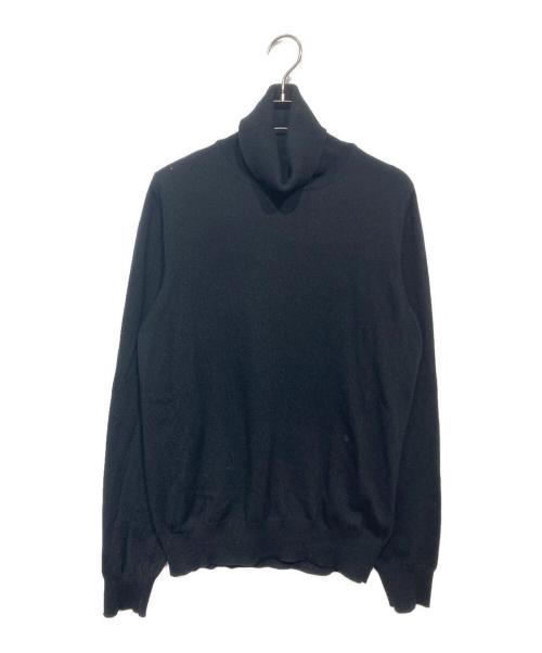 Maison Margiela（メゾンマルジェラ）Maison Margiela (メゾンマルジェラ) タートルネックエルボーパッチセーター ブラック サイズ:Sの古着・服飾アイテム