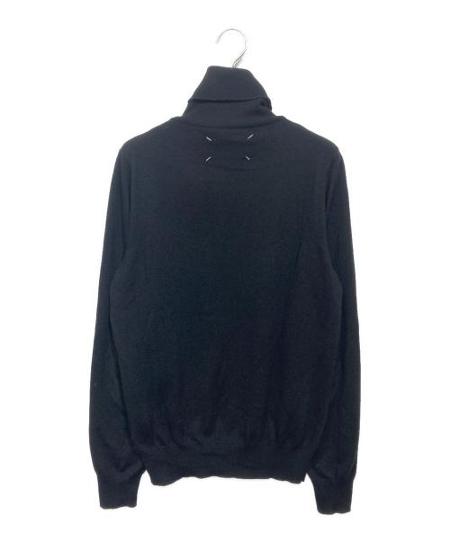 Maison Margiela（メゾンマルジェラ）Maison Margiela (メゾンマルジェラ) タートルネックエルボーパッチセーター ブラック サイズ:Sの古着・服飾アイテム