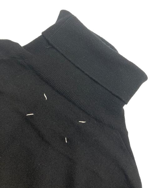 Maison Margiela（メゾンマルジェラ）Maison Margiela (メゾンマルジェラ) タートルネックエルボーパッチセーター ブラック サイズ:Sの古着・服飾アイテム