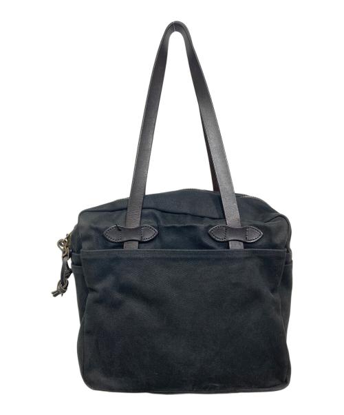 FILSON（フィルソン）FILSON (フィルソン) レザーハンドルトートバッグ ブラックの古着・服飾アイテム