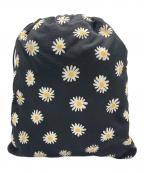 MIU MIUミュウミュウ）の古着「DAISY 花柄巾着ポーチ」｜ブラック