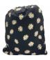 MIU MIU (ミュウミュウ) DAISY 花柄巾着ポーチ ブラック：15000円