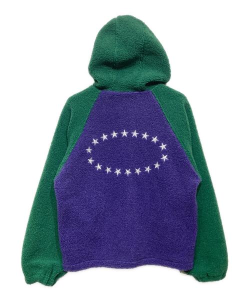 AFB（エーエフビー）AFB (エーエフビー) ボアジャケット グリーン×パープル サイズ:Mの古着・服飾アイテム