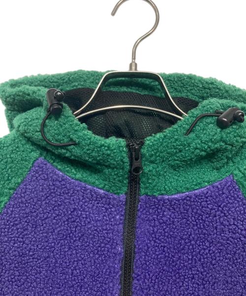 AFB（エーエフビー）AFB (エーエフビー) ボアジャケット グリーン×パープル サイズ:Mの古着・服飾アイテム