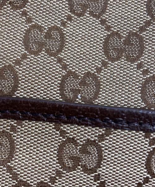 GUCCI（グッチ）GUCCI (グッチ) ウェビングライン マザーズバッグ ベージュの古着・服飾アイテム