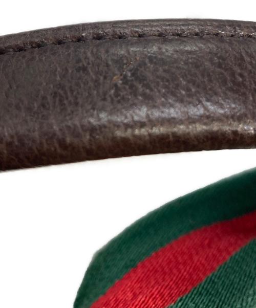 GUCCI（グッチ）GUCCI (グッチ) ウェビングライン マザーズバッグ ベージュの古着・服飾アイテム