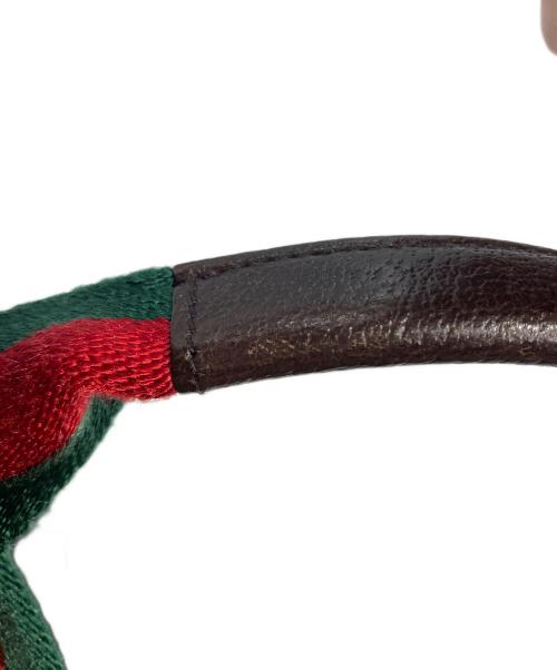 GUCCI（グッチ）GUCCI (グッチ) ウェビングライン マザーズバッグ ベージュの古着・服飾アイテム