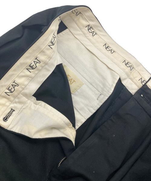 NEAT（ニート）NEAT (ニート) 2タックパンツ ブラック サイズ:46の古着・服飾アイテム