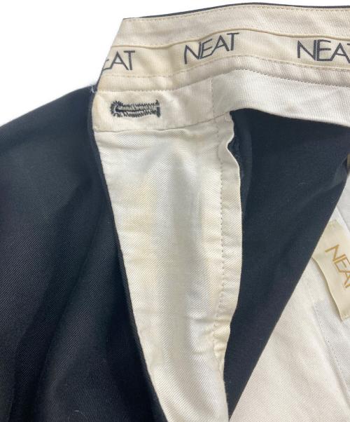 NEAT（ニート）NEAT (ニート) 2タックパンツ ブラック サイズ:46の古着・服飾アイテム