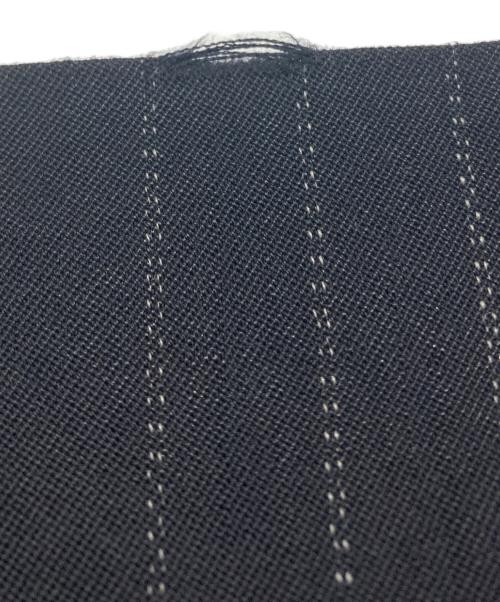 NEAT（ニート）NEAT (ニート) 2タックストライプスラックス ブラック サイズ:46の古着・服飾アイテム