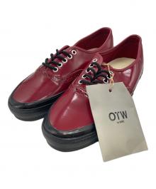 VANS（ヴァンズ）の古着「OTW オーセンティック 44 Siped Vibram ブローグ」｜レッド×ブラック
