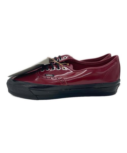 VANS（ヴァンズ）VANS (ヴァンズ) OTW オーセンティック 44 Siped Vibram ブローグ レッド×ブラック サイズ:27 未使用品の古着・服飾アイテム
