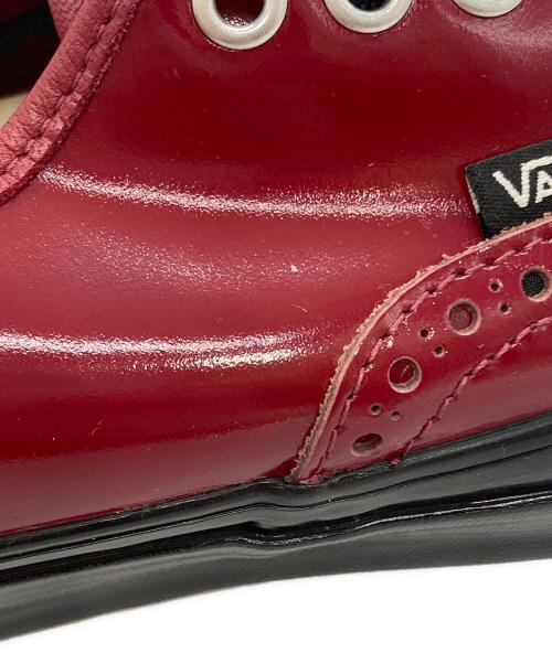 VANS（ヴァンズ）VANS (ヴァンズ) OTW オーセンティック 44 Siped Vibram ブローグ レッド×ブラック サイズ:27 未使用品の古着・服飾アイテム