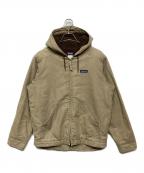 Patagoniaパタゴニア）の古着「ラインドキャンバスフーディー」｜ベージュ