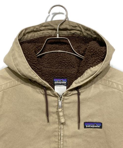 Patagonia（パタゴニア）Patagonia (パタゴニア) ラインドキャンバスフーディー ベージュ サイズ:Mの古着・服飾アイテム