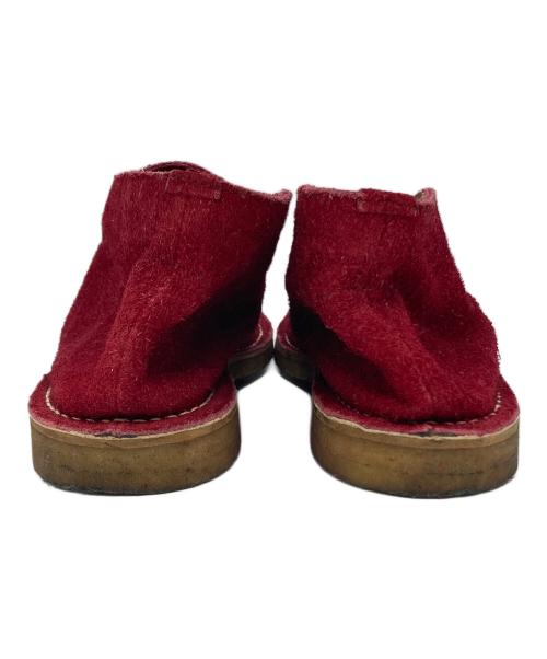 COMME des GARCONS HOMME（コムデギャルソン オム）COMME des GARCONS HOMME (コムデギャルソン オム) スウェードデザートブーツ レッド サイズ:25の古着・服飾アイテム