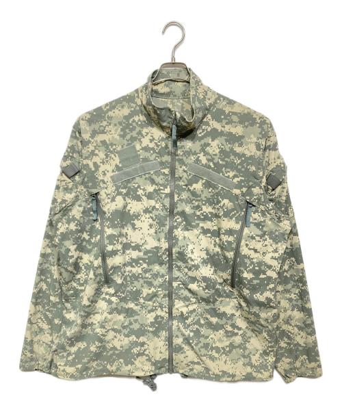US ARMY（ユーエスアーミー）US ARMY (ユーエスアーミー) ソフトシェルウィンドジャケット グレー サイズ:Lの古着・服飾アイテム