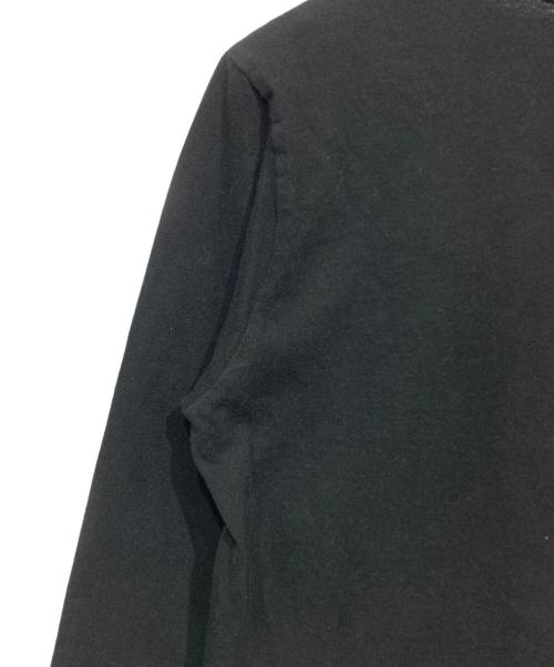 BLACK COMME des GARCONS（ブラックコムデギャルソン）BLACK COMME des GARCONS (ブラックコムデギャルソン) ウサギプリントボーダーロンT ブラック サイズ:Sの古着・服飾アイテム