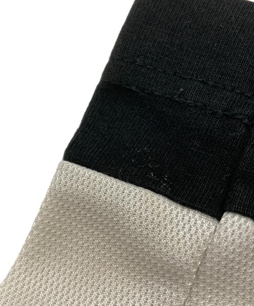 BLACK COMME des GARCONS（ブラックコムデギャルソン）BLACK COMME des GARCONS (ブラックコムデギャルソン) ウサギプリントボーダーロンT ブラック サイズ:Sの古着・服飾アイテム