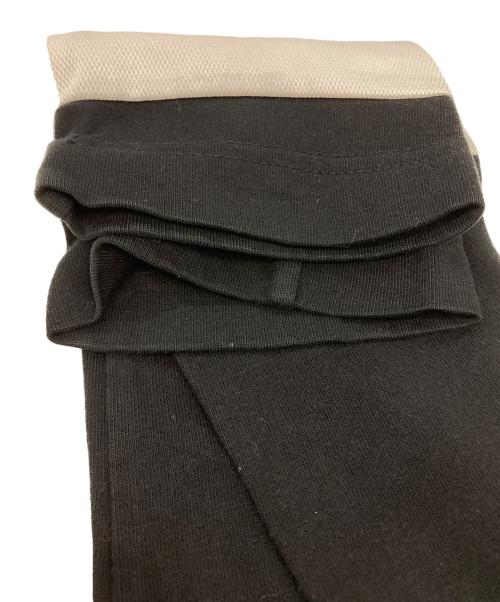 BLACK COMME des GARCONS（ブラックコムデギャルソン）BLACK COMME des GARCONS (ブラックコムデギャルソン) ウサギプリントボーダーロンT ブラック サイズ:Sの古着・服飾アイテム