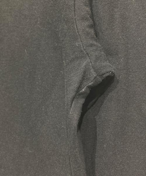 BLACK COMME des GARCONS（ブラックコムデギャルソン）BLACK COMME des GARCONS (ブラックコムデギャルソン) ウサギプリントボーダーロンT ブラック サイズ:Sの古着・服飾アイテム