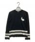 BLACK COMME des GARCONS（ブラックコムデギャルソン）の古着「ウサギプリントボーダーロンT」｜ブラック